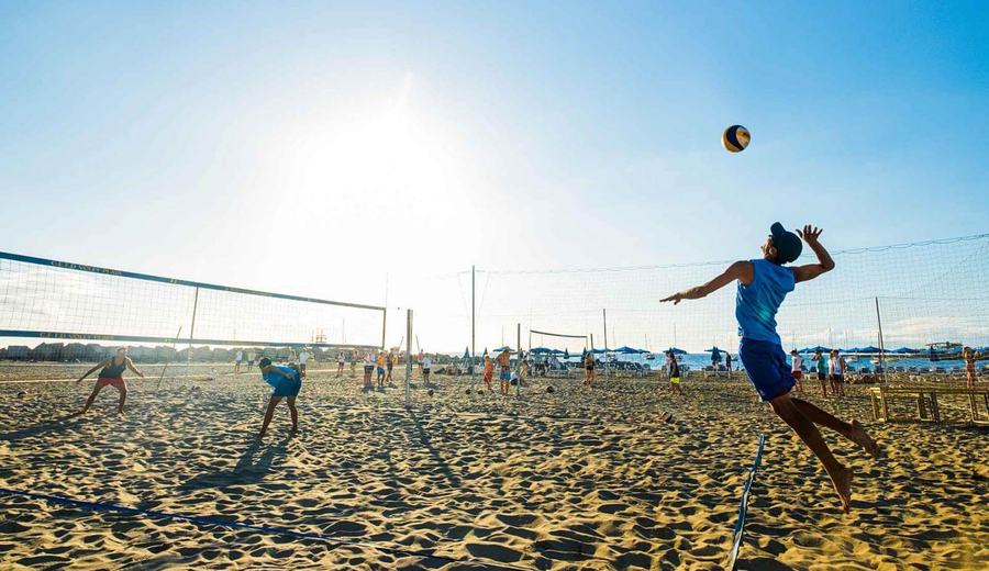 All year on the sand